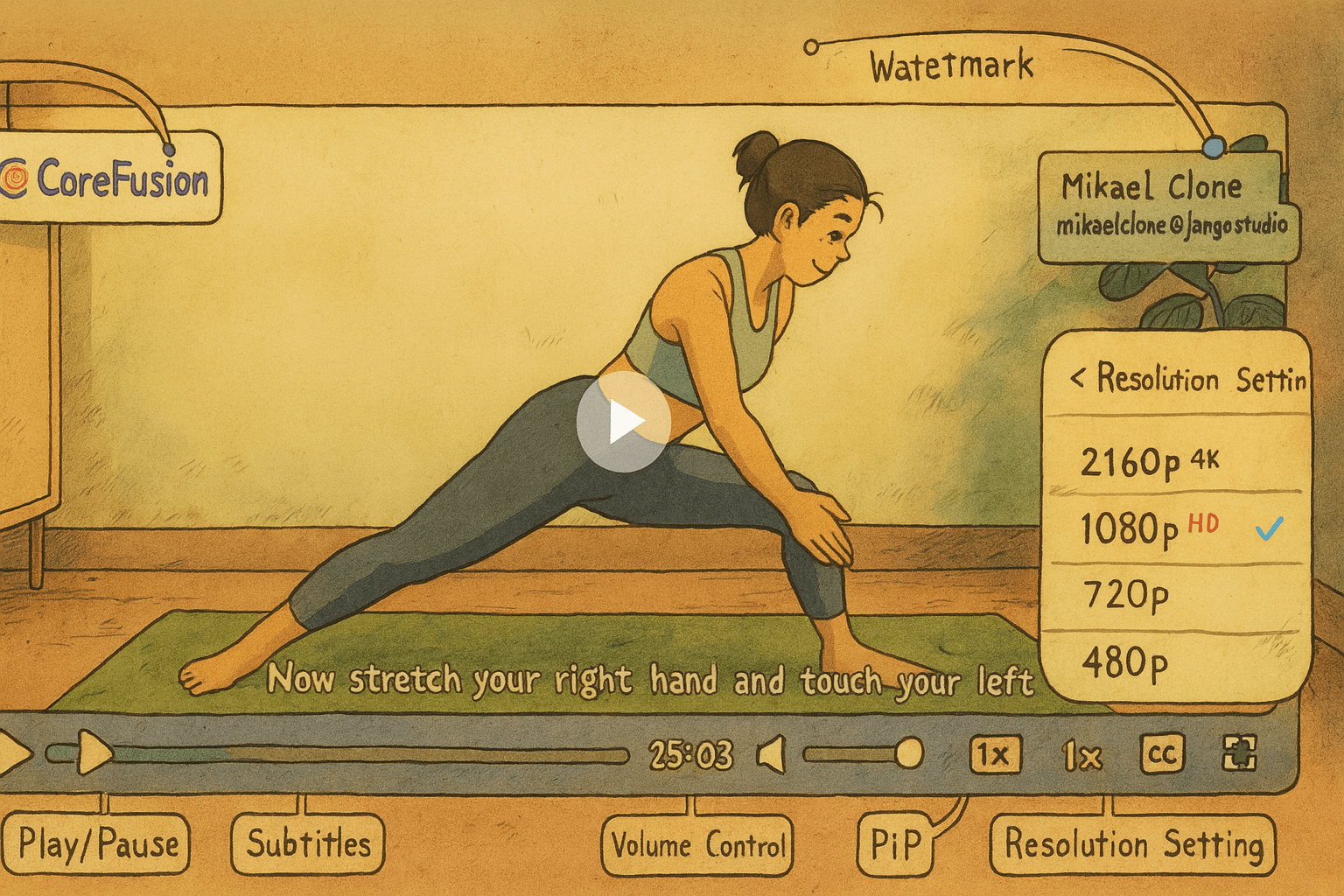 Customizable Video Player