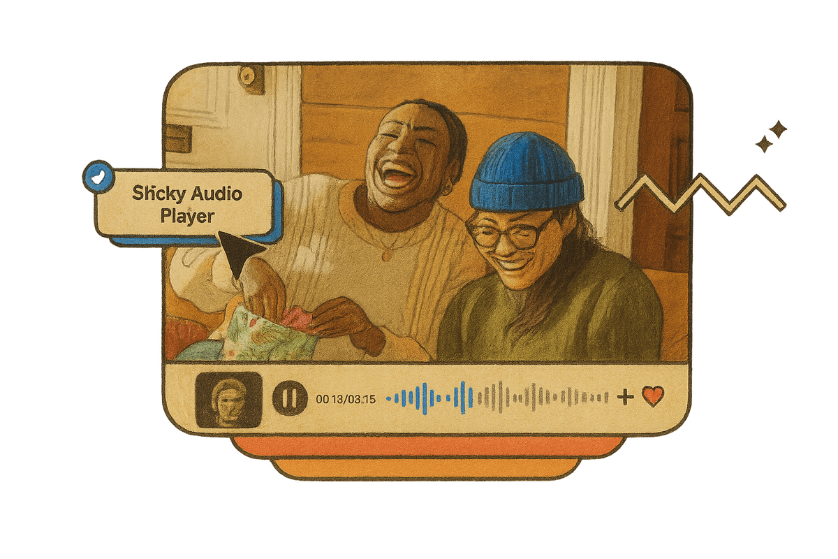 Sticky Audio Player