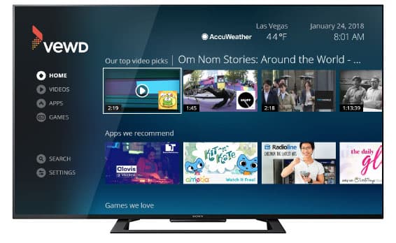 vewd tv app