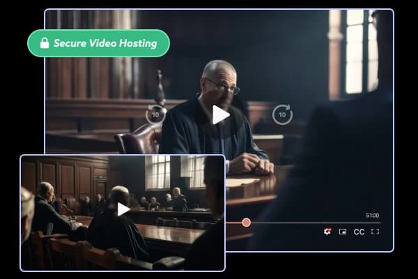 Secure Legal Video Hosting