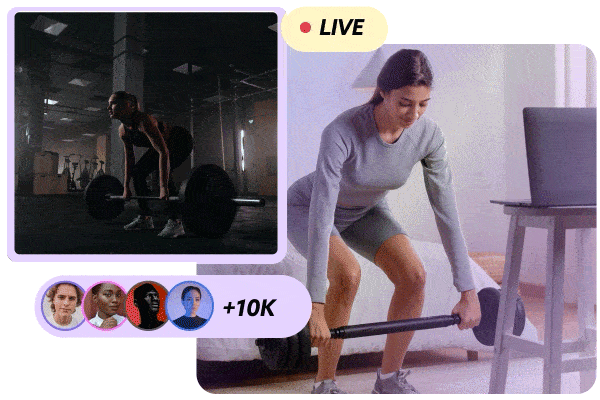 Live Workout Sessions and Classes