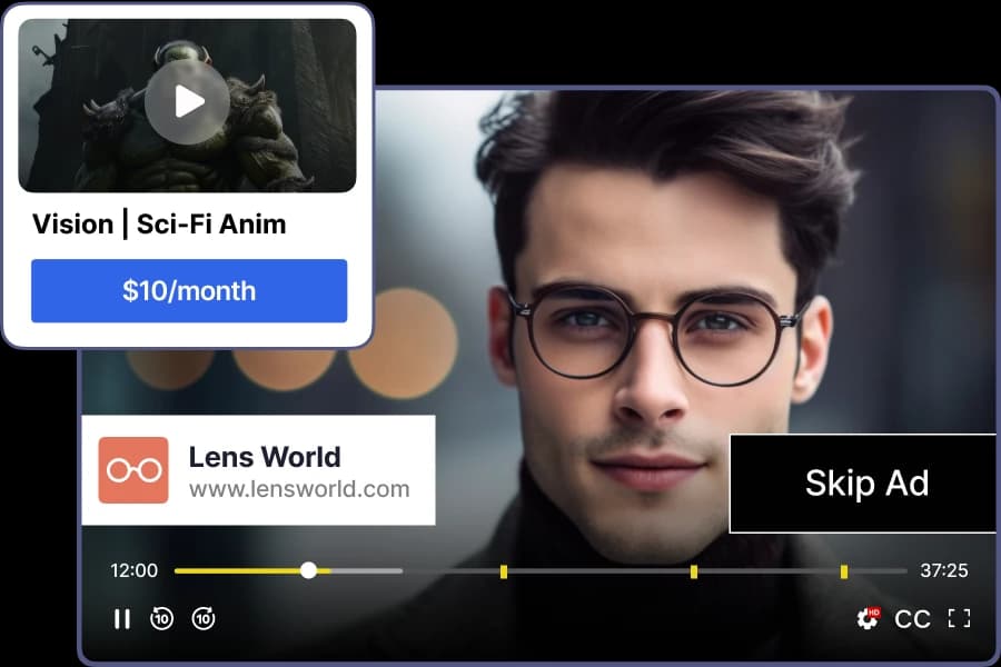 Monetize On-Demand & Live Streams