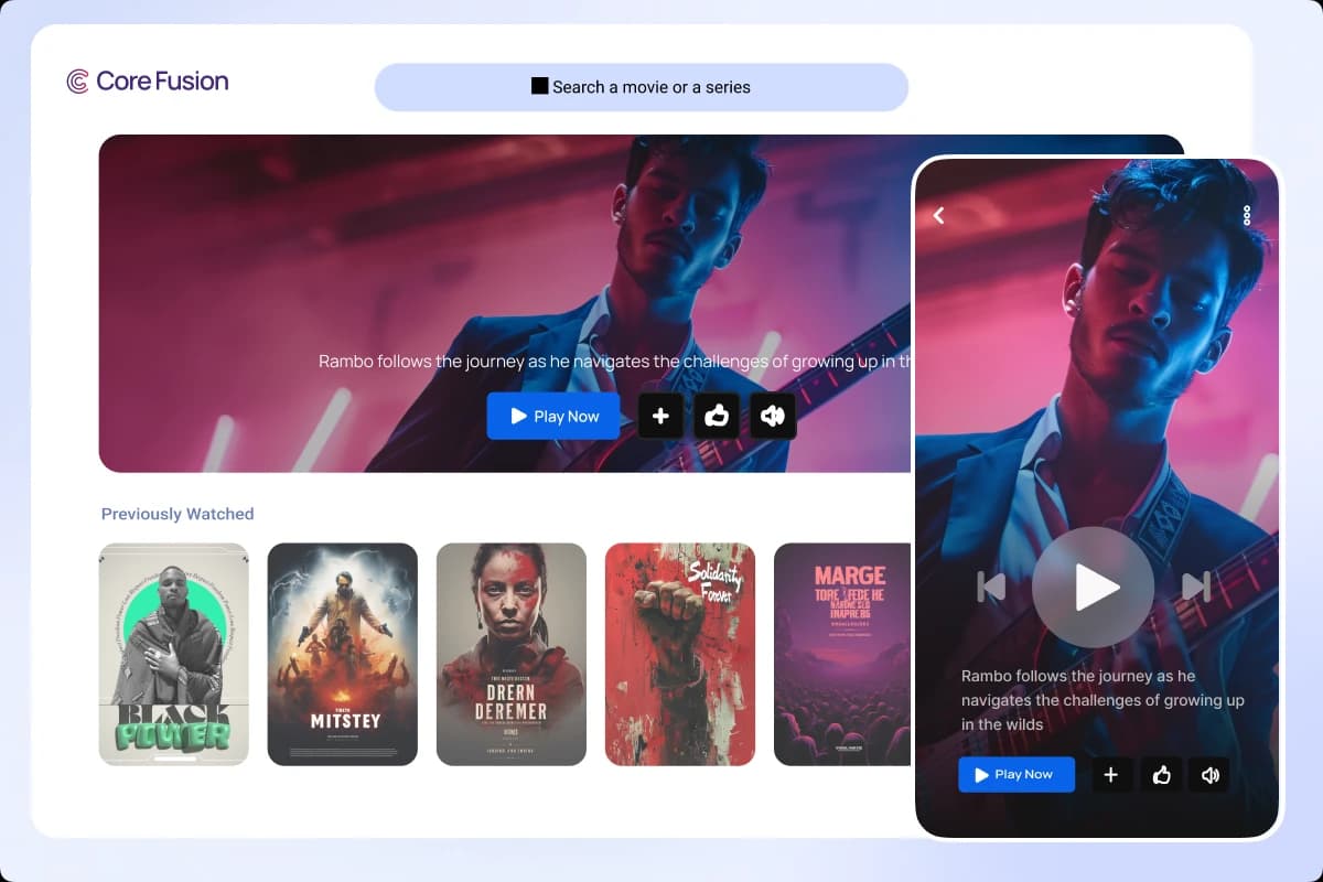 VOD and Live Streaming Features