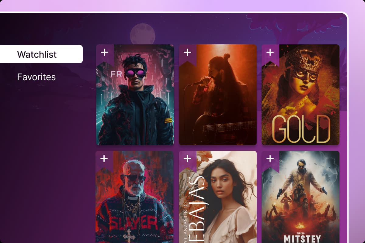Watchlist and Favorites
