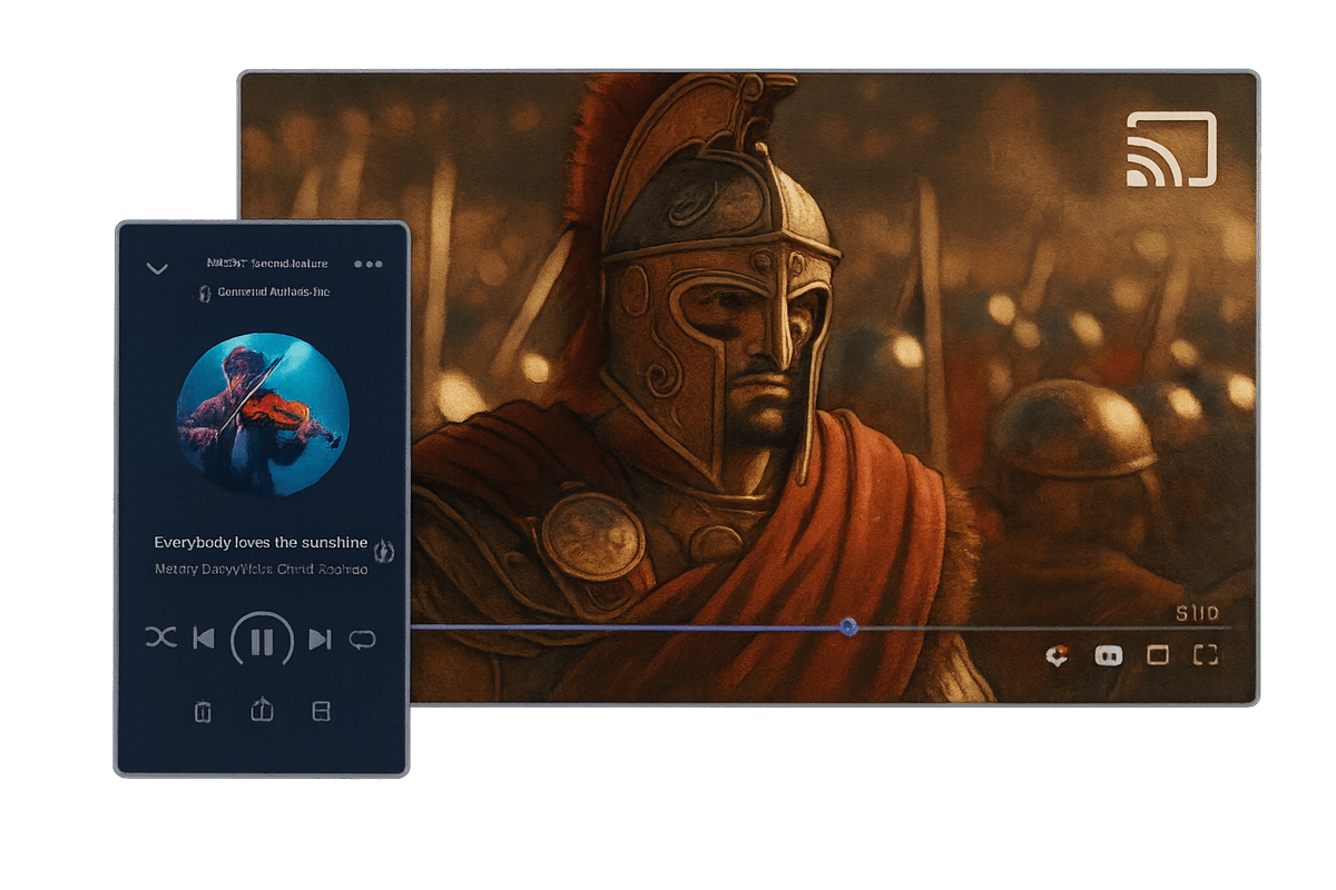 Unified Audio and Video Playback