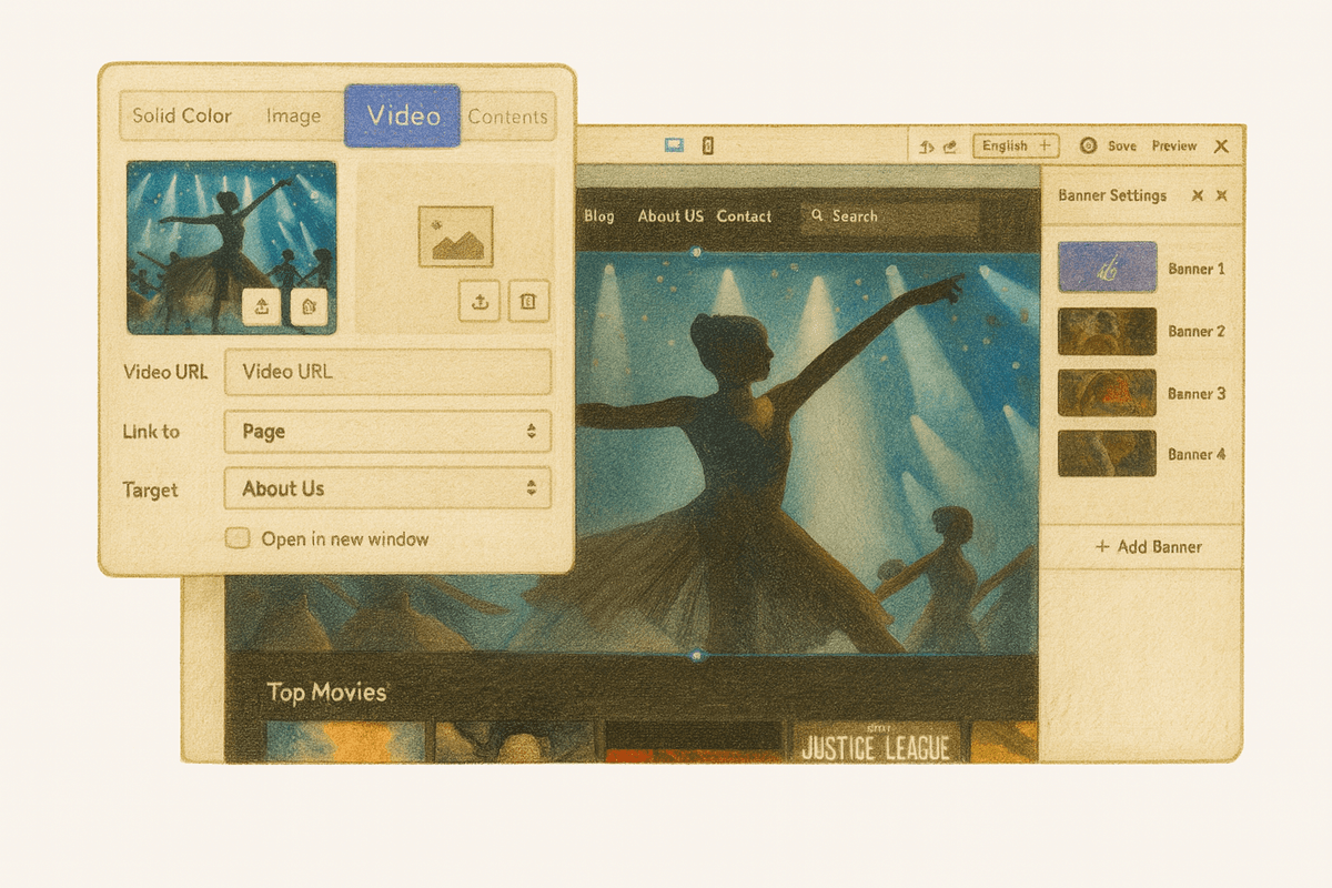 Dynamic Video Banners