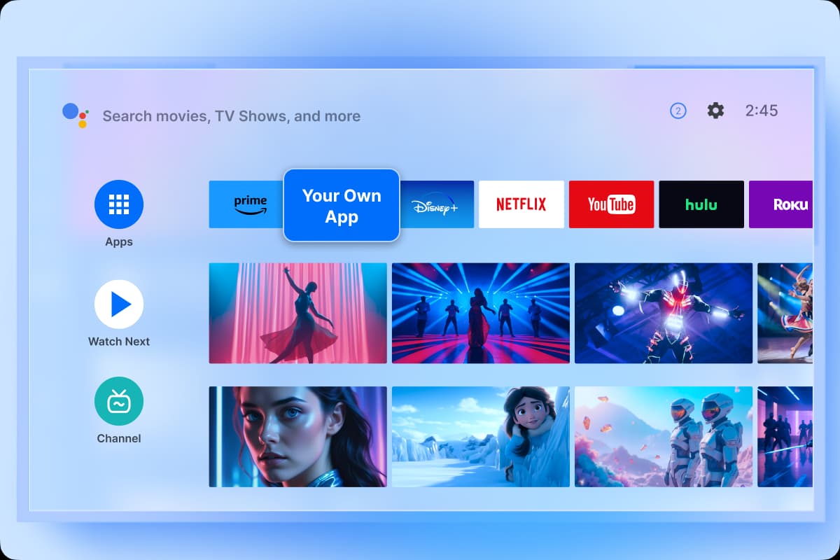 launch_your_android_tv_app_with_customizable_templates_intantly_ android tv app